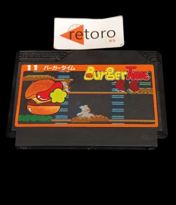 BURGER TIME NINTENDO Cartridge NES famicom JAP FC Namcot - Imagen 1 de 2