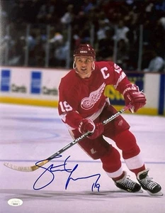 Steve Yzerman Signed 11x14 Detroit Red Wings Photo JSA COA - Picture 1 of 1