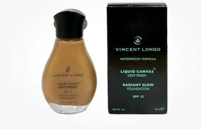 Vincent Longo #8 Dew Finish Natural Liquid Canvas Foundation (30mL / 1oz) New - Image 1 of 3