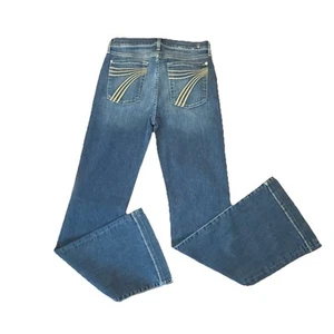 Jeans DOJO nuovi 7 per tutta l'umanità taglia:29 ricamati 7 svasati invecchiati - Foto 1 di 17