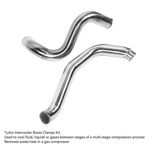 Turbo Intercooler Boots Clamps Kit for Ford F‑450 F‑550 SUPER DUTY Silv - Picture 1 of 11