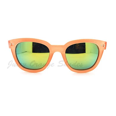 Super Cute Colorful Neons Mirror Lens Sunglasses Women's - Image 1 of 4