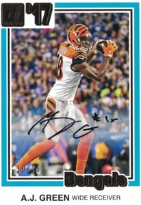 2017 Donruss A.J. GREEN Gold Autograph Card #'d /25 CINCINNATI BENGALS BV - Picture 1 of 1
