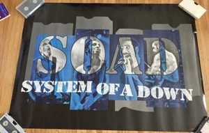 Rare 2002 System Of A Down banner Poster 38x53 Vintage Original Toxicity STA - Picture 1 of 10
