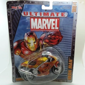 Ultimate Marvel Motorcycle Triumph Daytona 955i nip Series #1 Iron Man Maisto - Picture 1 of 2