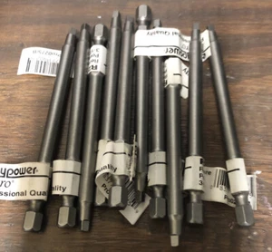 Lot 10 Easypower Isomax Square Hex #2 Power Bit x 3- 1/2 Inch 3.5” R2 Robertson - Picture 1 of 4