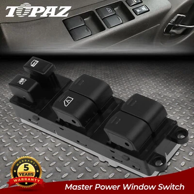 INTERRUPTOR DE VENTANA ELÉCTRICA MAESTRO LADO DEL CONDUCTOR PARA 05-12 NISSAN XTERRA FRONTIER DOBLE CABINA Foto 1 de 4