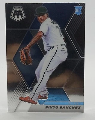 2021 Mosaic SIXTO SANCHEZ ROOKIE SILVER BASE RC MARLINS Free Shipping - Image 1 of 2