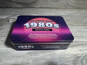 You Gotta Know 1980s Ultimate Trivia Game 500 Questions  - Picture 1 of 4