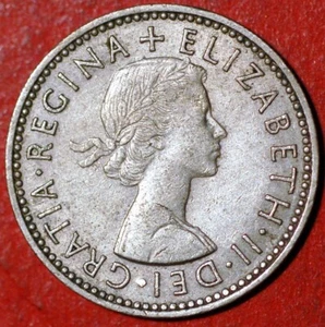 United Kingdom 1 Shilling 1955 Elizabeth II KM# 904 - Picture 1 of 2