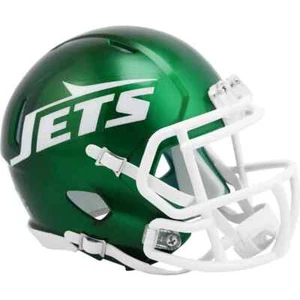 CASCO DE FÚTBOL AMERICANO MINI VELOCIDAD NEW YORK JETS DE RIDDELL (NO PARA USAR) - Imagen 1 de 4