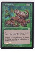 MTG FOIL ONSLAUGHT TRIBAL UNITY NM MAGIC THE GATHERING INSTANT UNCOMMON GREEN