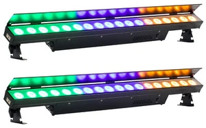 (2) American DJ Ultra LB18 18 x10W RF RGBAL Color Mixing LED DMX Wash Bar Lights - Picture 1 of 11