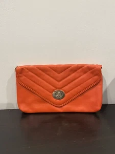 Umhängetasche orange mit Kettenriemen - Bild 1 von 6