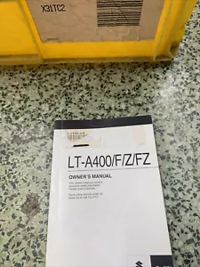 Suzuki LT-A400/F-Z-FZ Owners Manual 99011-27H56-03A OEM Original 2013 - Picture 1 of 3