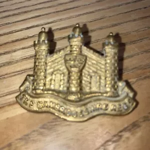 British Army Cambridgeshire Regiment Metal Cap Badge (0544) - Picture 1 of 3