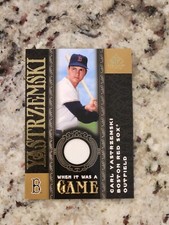 2007 SP Legendary Cuts When It Was A Game Carl Yastrzemski #WG-CY HOF