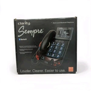 Clarity Sempre Amplified Extra Loud Telefon Głośnik Bluetooth Nowy Otwarty - Zdjęcie 1 z 10