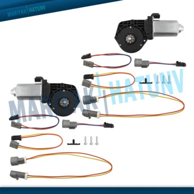 Juego de motor de ventana eléctrica delantera par para Ford Explorer Ranger Bronco II Mountaineer Foto 1 de 4