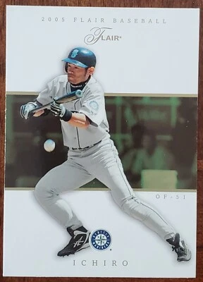 2005 FLAIR ICHIRO SUZUKI SEATTLE MARINERS CARD #38 NM/MINT - Image 1 of 2