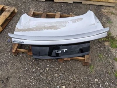 2015-2017 Ford Mustang GT EcoBoost Decklid Deck Lid Trunk Hatch Spoiler Plaque - Image 1 of 4