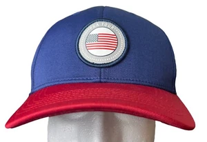 Cappello da golf PROSERIES PGA Tour cinturino posteriore regolabile cappello blu rosso da uomo - Foto 1 di 9