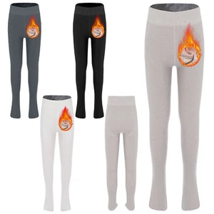 Kids Girls Pantyhose Footed Tights Gift Toursers Yoga Sweatpants Class Pants - Picture 1 of 52