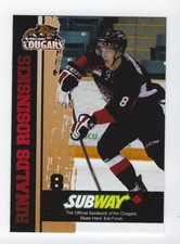 2012-13 Prince George Cougars (WHL) Rinalds Rosinskis (Zemgale)