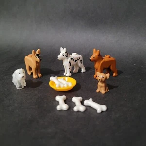 Lego Animal Pets 5 Dogs Chihuahua German Shepherd Dalmatian NEW RARE - Picture 1 of 8