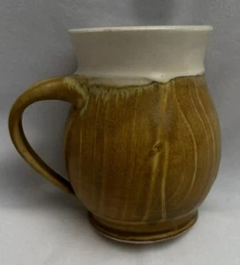 Pewabic Art Pottery 5" Classic Mug Artist Signed Dated Detroit MI Wheat 2010 - Picture 1 of 9