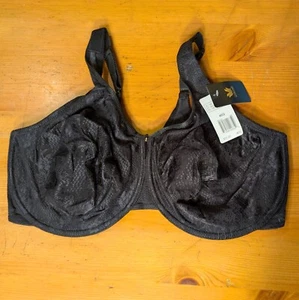 NWT Wacoal Womens Lacy Underwire Bra 855244 Size 40G Black Retail: $55 - Picture 1 of 5