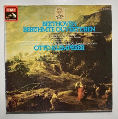 BEETHOVEN Beruhmte Ouverturen 2xLP Vinyl EMI 1 C 197-03 103/04 OTTO KLEMPERER - Image 1 of 4
