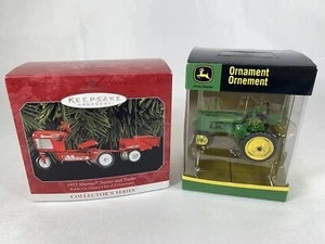 Hallmark 1955 Murray Tractor & Trailer Kiddie Car & American Geetings John Deere - Picture 1 of 6
