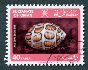 OMAN 1982 40b SG264 used FG Flora and Fauna Shells Eloise's Acteon #C01 - Picture 1 of 1