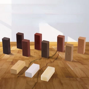11pc Hardwood Laminate Wooden Wood Floor Repair Kit Wax Chip Scratch Mending - Picture 1 of 7