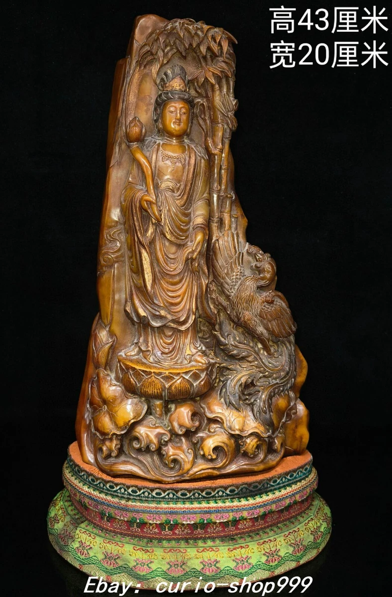 古董中国Kwan-殷雕像、雕像| eBay