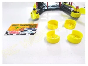 QUADCOPTER BRUSHLESS MOTOR MOUNT/BASE PROTECTOR 4PCS 3D PRINTED PLA FOR 250 QUAD - Picture 1 of 4