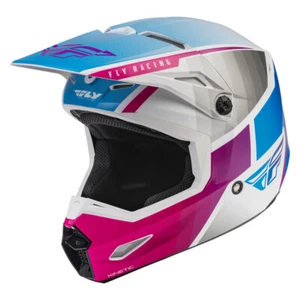 Fly 2022 Kinetic Drift Motocross Helmet (Pink / White / Blue) - Large 59-60cm MX - Picture 1 of 1