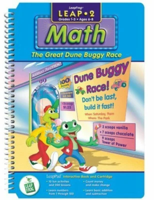 Genuine Leap Pad Leap 2 Math - The Great Dune Buggy Learning System Game & Book - Image 1 of 2