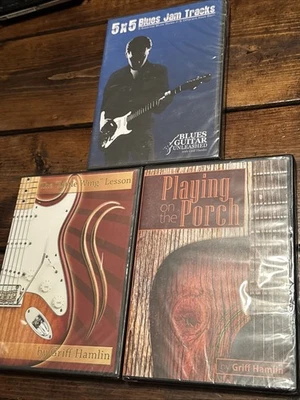 Playing The Porch 5 X 5 Blues Jam Tracks Little Wing Lesson By Griff Hamlin DVD - Image 1 of 3