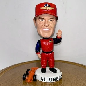 AL UNSER Sr. Bobblehead Figurine Indianapolis 500 4~Time Winner Nice Condition - Picture 1 of 13