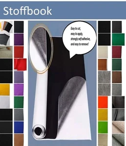STOFFBOOK FILZ PLATTE KLEBEFILZ 2MM 3MM KLETT SOUND STOFF STOFFE ~41 FARBEN # - Picture 1 of 85