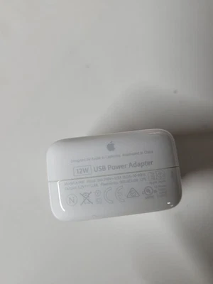 Genuine OEM Apple 12W USB Power Adapter Type A Wall Charger for iPhone & iPad - Image 1 of 3