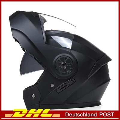 TJF Helm Sturzhelm M,L,XL mit Visier Motorradhelm Integralhelm Klapphelm