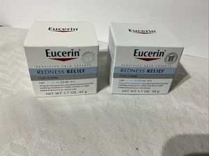 Eucerin Rötungen Linderung dermatologische Hautpflege Nachtcreme 1,7 Unzen Glas Menge ZWEI - Bild 1 von 5