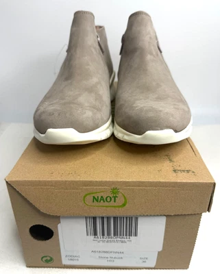 Zapatillas Naot Cuero Doble Cremallera Zodiaco Piedra Nubuck Talla - 5 EE. UU. Foto 1 de 4