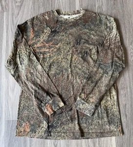 Mossy Oak Break Up Infinity Men's Camouflage Long Sleeve Shirt 100% Cotton XL - Picture 1 of 5