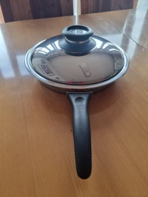 AMC Premium Starline Induktion Steak Pfanne mit Visiotherm Deckel Ca.24cm - Bild 1 von 4