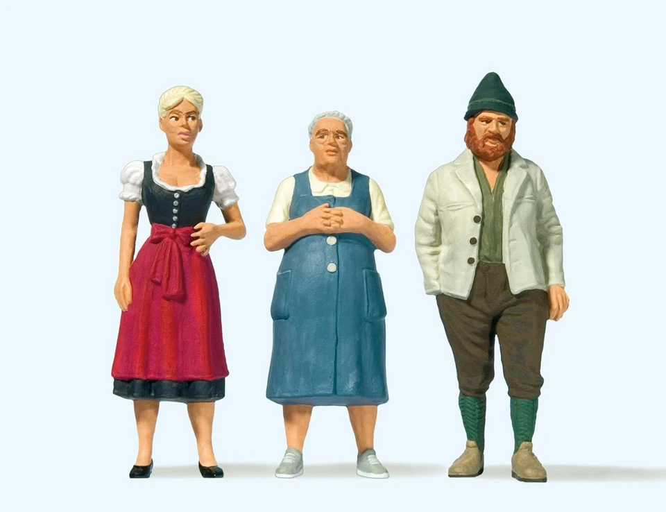 44921 Große Spur G/LGB Preiser Figuren, Bayrische Trachtengruppe,Maßstab 1:22,5