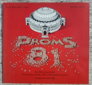 proms 81 Programm 20.07 Schubert Mahler Klagende Lied Rozhdestvensky J Baker - Bild 1 von 2